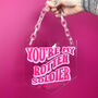 You're My Rotten Soldier Clear Acrylic Banner Chain, thumbnail 5 of 5