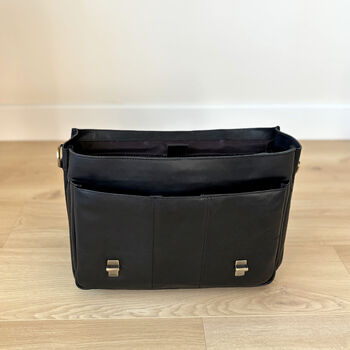 Large Leather Business Bag, Messenger Bag, Briefcase, 4 of 7