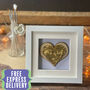 Personalised 50th Wedding Anniversary Gift Heart, thumbnail 1 of 12