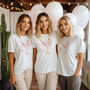 Custom Bride T Shirt Hen Party Weekend Outfit, thumbnail 6 of 11