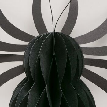 Spooky Spider Honeycomb Hanging Halloween Decoration, 3 of 4