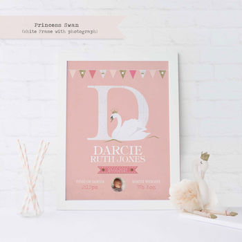 Personalised New Baby Girl Prints, 3 of 5