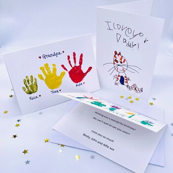 Personalised Christmas Card Sets With Child's Drawing, 7 of 9
