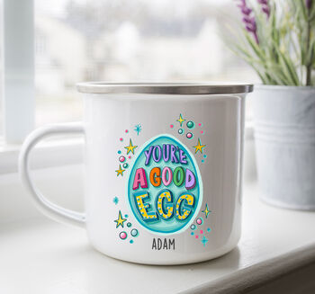 Personalised Enamel Easter Mug, 10 of 12