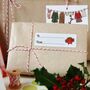 Robin And Snowflake Christmas Gift Labels, thumbnail 2 of 5
