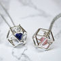 Geometric Birthstone Necklace, thumbnail 1 of 12