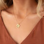 World Coin Pendant Necklace For Her 18ct Gold Plated, thumbnail 6 of 6