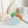 Scalloped Shell Vegan Soy Candle Handmade, thumbnail 1 of 2