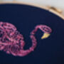 Flamingo Embroidery Kit, thumbnail 2 of 6