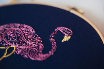 Flamingo Embroidery Kit, 2 of 6
