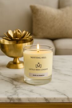 Little Miss Notting Hill Basil And Pomelo Scented Candle, 4 of 6