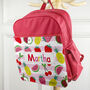 Personalised Fruit Patterned Rucksack, thumbnail 5 of 10