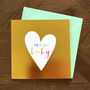 Gold Foiled New Baby Greetings Card, thumbnail 4 of 4