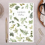 Personalised Notebook With Botanicals, thumbnail 1 of 4