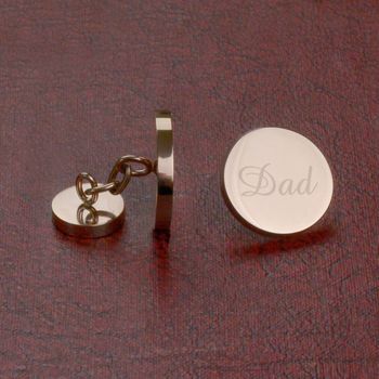 Personalised 'My Dad My Hero' Cufflinks For Dad, 10 of 11