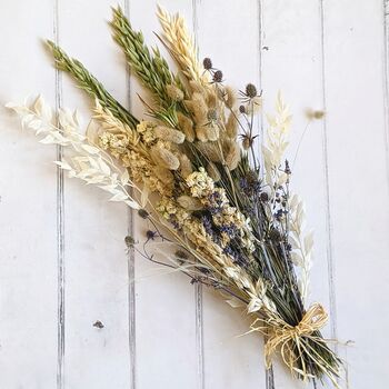 Dried Flower Bouquet Naturals And Creams, 5 of 7