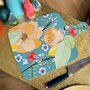 Heat Resistant Retro Large Chopping Board Camellia, thumbnail 8 of 8