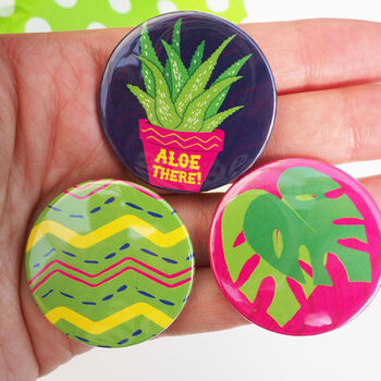 80s Style House Plant Badge Set, 5 of 7