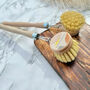 Natural Wooden Dish Brush With Plant Based Bristles, thumbnail 2 of 6