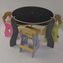 Child's Wooden Table And Chair Set, thumbnail 4 of 4