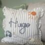 Space Themed Hand Embroidered Childrens Cushion, thumbnail 7 of 7