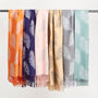 Cashmere Feather Print Scarf, thumbnail 1 of 8