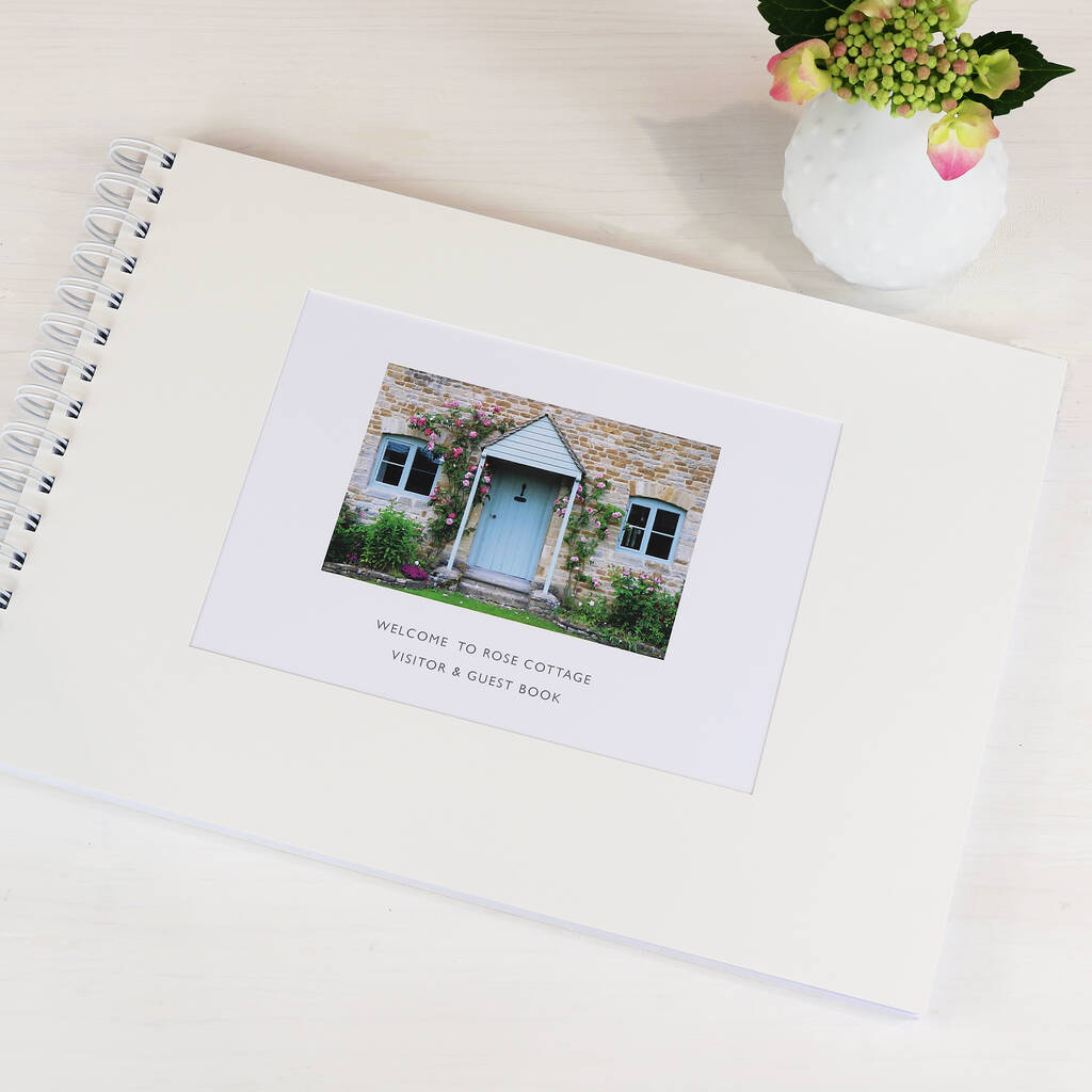 Personalised Visitor Guest Book Or Album: A4, 1 of 4