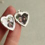 Silver Art Nouveau Heart Locket, thumbnail 7 of 9