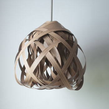 Bell Knot Wooden Lampshade, 4 of 8