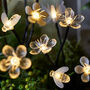Flower Bee And Butterfly Solar Stake Lights, thumbnail 1 of 2