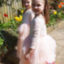 Coco In Blush/Apricot ~ Flower Girl Dress Or Party Dress, thumbnail 7 of 7