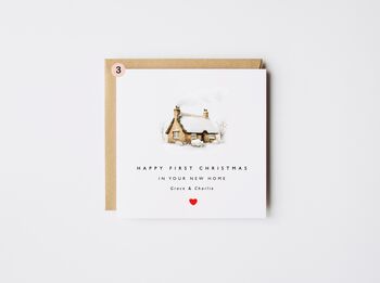 Personalised Mummy And Daddy Christmas Card *10 Scenes To Choose, 4 of 11