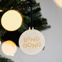 Ding Dong Christmas Tree Decoration, thumbnail 3 of 4