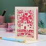 Personalised Lasercut Castle Birthday Card, thumbnail 1 of 12