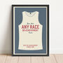 Personalised Running Vest Print No Stripes, thumbnail 3 of 5