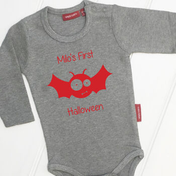 Personalised First Halloween Babygrow, 3 of 8