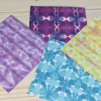 Japanese Origami Stencil Dyed Handmade Paper Washi, 2 of 4