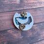 Shaker Whale Enamel Pin – Glitter Quicksand Ocean Bubbles, thumbnail 3 of 5