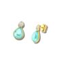 The Alana Soul Gold Plated Earrings, thumbnail 2 of 4