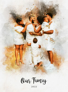 Our Family Portrait – A Heartfelt Gift For Parents' Birthday, 4 of 11