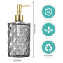 Two Pack Versatile Glass Soap Dispenser Bottle Pump, thumbnail 3 of 12