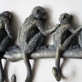 Set Of Eight Monkey Hooks, thumbnail 5 of 5