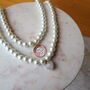 Glass Pearl Charm Necklace, thumbnail 1 of 10
