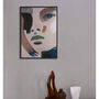 'Her' Abstract Face Art Print, thumbnail 2 of 3
