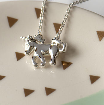 Unicorn Sterling Silver Necklace, 6 of 12