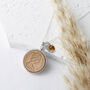 40th Birthday 1986 Penny Coin Pendant Necklace, thumbnail 4 of 10