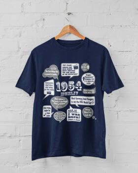 'Events Of 1954' Bespoke 70th Birthday Gift T Shirt, 4 of 9