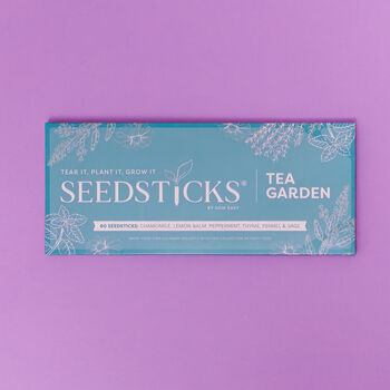 Personalised Tea Garden Seedsticks® Gift Pack, 4 of 6