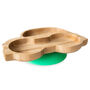 Bamboo Car Plate With Suction Base Green, thumbnail 4 of 4