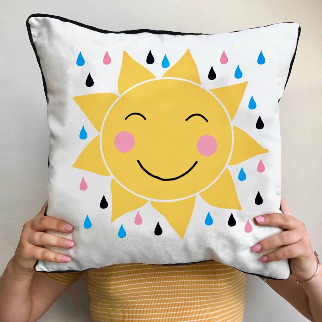 Sunshine Message Cushion By Pink Pineapple Home & Gifts
